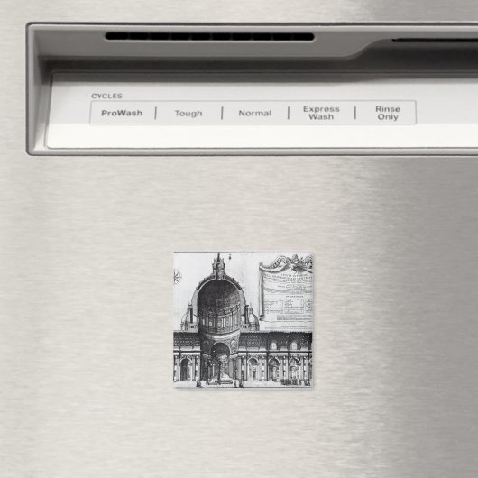 Langsdoorsnede van St. Peter's Magneet (Insitu (Vaatwasser))