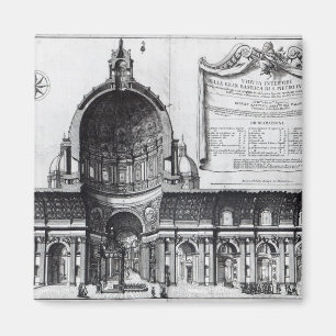 Langsdoorsnede van St. Peter's Magneet