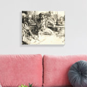 Langshoremen - Klokler - 1859 Canvas Afdruk (Insitu (Woonkamer))