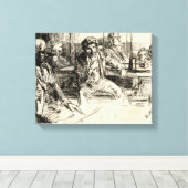 Langshoremen - Klokler - 1859 Canvas Afdruk (Insitu (Houten vloer))