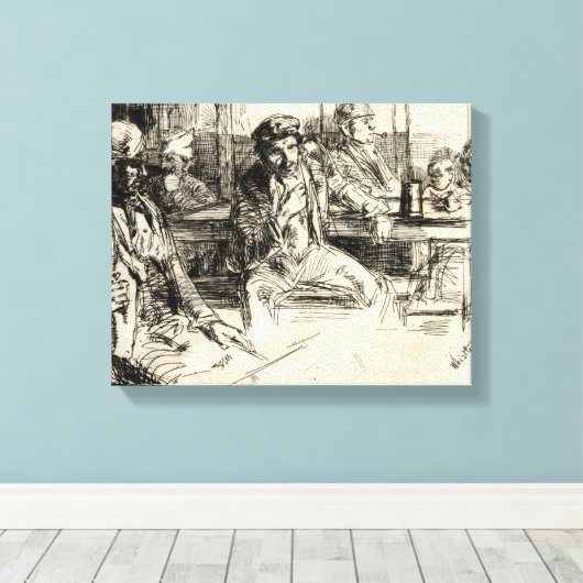 Langshoremen - Klokler - 1859 Canvas Afdruk (Insitu (Houten vloer))