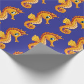 Langsnuitzeehengst Cadeaupapier (Hoek)