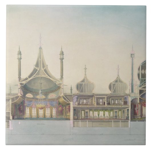 Langssectie (L tot R) Organ, Music Room, G Tegeltje (Voorkant)