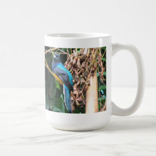 Langstaart Blauwe Vogel Koffiemok
