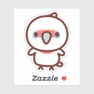 Langstaartcorella Sticker