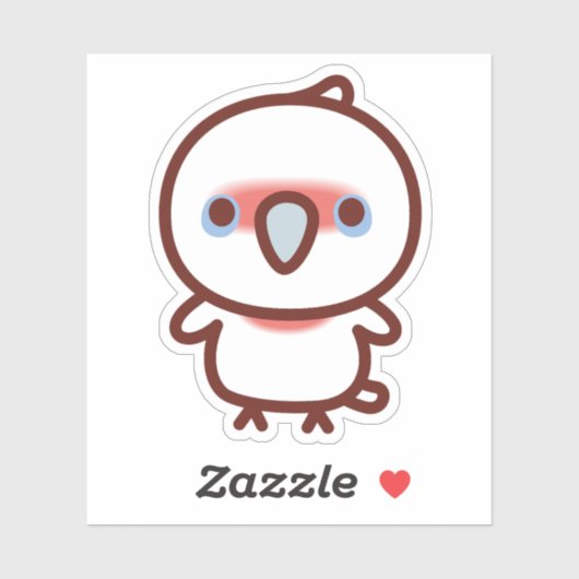 Langstaartcorella Sticker (Vel)