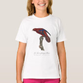 Langstaartlori, Trichoglossus borneus T-shirt (Voorkant)