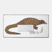 Langstaartpangoline cartoon bureaumat (Keyboard & Muis)
