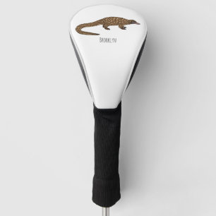 Langstaartpangoline cartoon golfheadcover