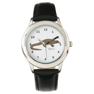Langstaartpangoline cartoon horloge