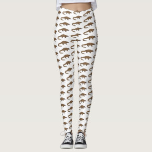 Langstaartpangoline cartoon leggings