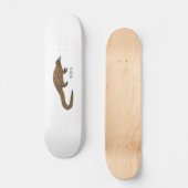 Langstaartpangoline cartoon persoonlijk skateboard (Voorkant)