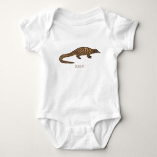 Langstaartpangoline cartoon romper