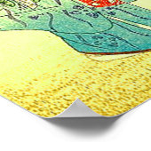 Langstaartrooster Onaga-dori Kasamatsu Shiro Poster (Hoek)