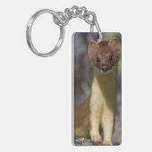 Langstaartwiel Sleutelhanger (Voorkant Links)