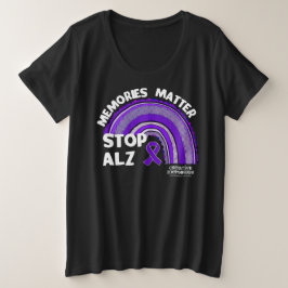 Langste dag Alzheimer 2024 dames plus T-shirt