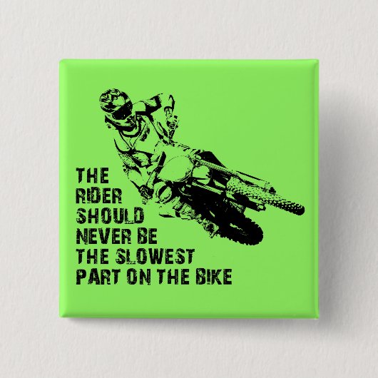 Langste deel van Dirt Bike Motocross Button Badge (Voorkant)