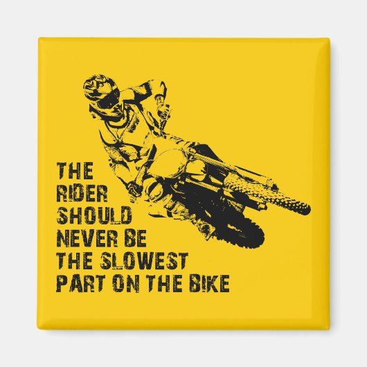 Langste deel van Dirt Bike Motocross Fridge Magnet (Voorkant)