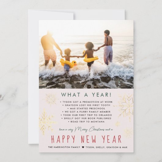 Langste jaar ooit | Kerstfeest voor het gezin (Achterkant)