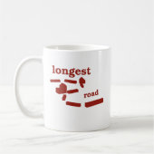 Langste weg! koffiemok (Links)