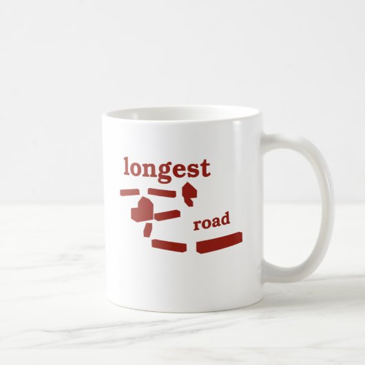 Langste weg! koffiemok (Rechts)