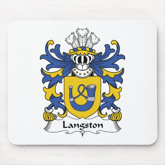 Langston Family Crest Muismat (Voorkant)