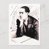 Langston Hughes, Amerikaanse dichter Briefkaart (Voorkant)