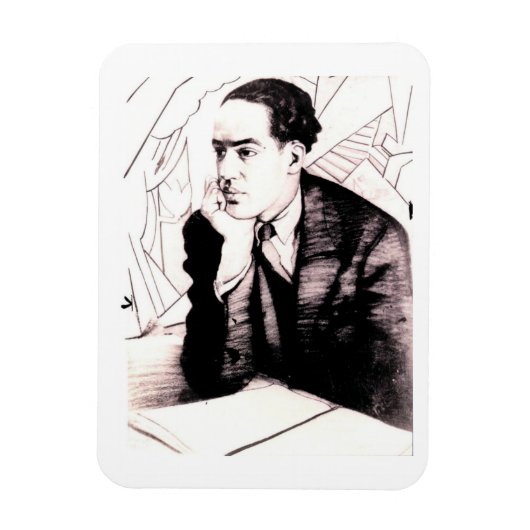Langston Hughes, Amerikaanse dichter Magneet (Verticaal)