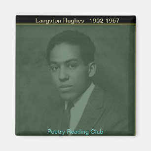 Langston Hughes Magneet