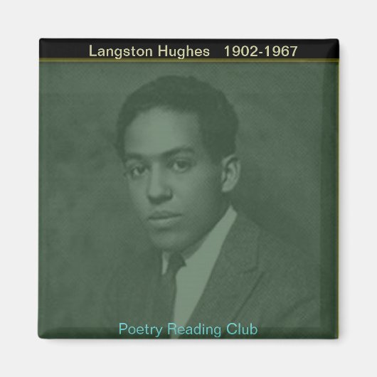 Langston Hughes Magneet (Voorkant)