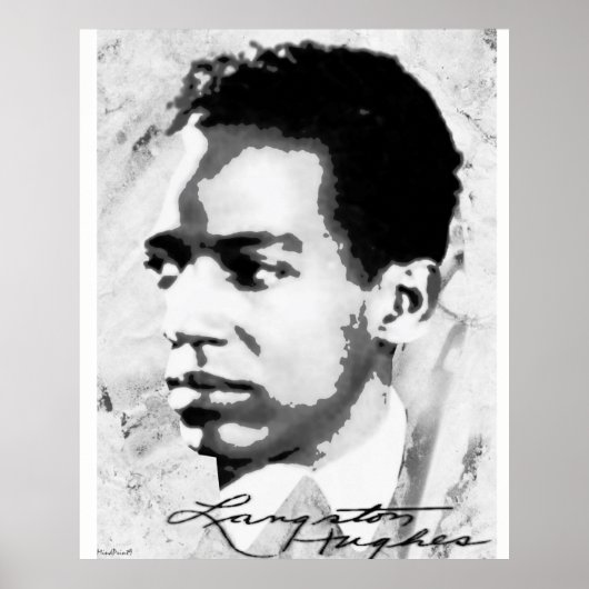 Langston Hughes Poster (Voorkant)