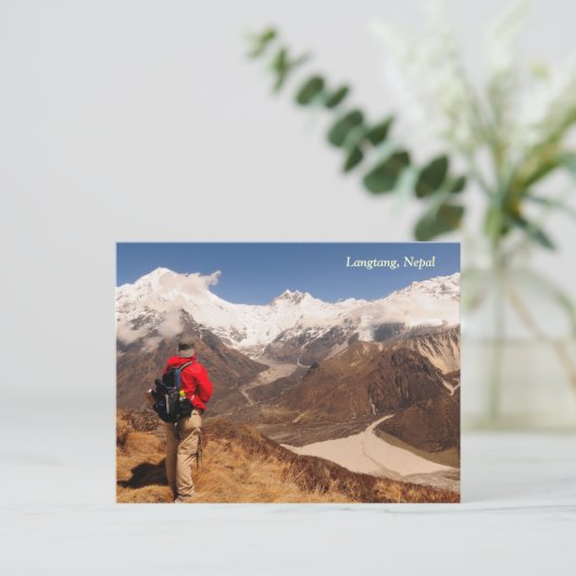 Langtang Mountains Briefkaart (Staand voorkant)