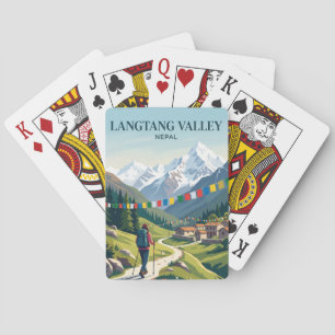 Langtang-vallei Nepal Pokerkaarten