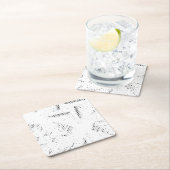 Language, Concord Paper Coaster Kartonnen Onderzetters (Insitu)