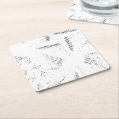 Language, Concord Paper Coaster Kartonnen Onderzetters (Schuin)