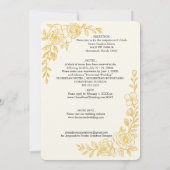 'Language of Love' All-in-One Wedding Invitation Kaart (Achterkant)