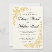 'Language of Love' All-in-One Wedding Invitation Kaart (Voorkant)