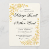 'Language of Love' All-in-One Wedding Invitation Kaart (Voorkant)