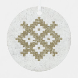  Languciai Baltische Patroon Metalen Ornament