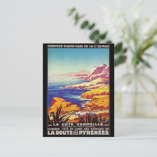  Languedoc-Rousillon, Frankrijk - Briefkaart (Staand voorkant)