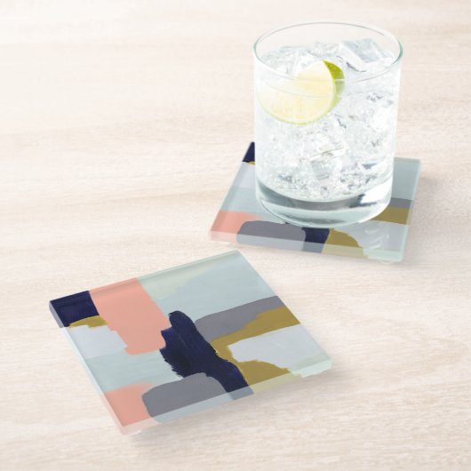 Languid Glazen Onderzetter (Schuin)