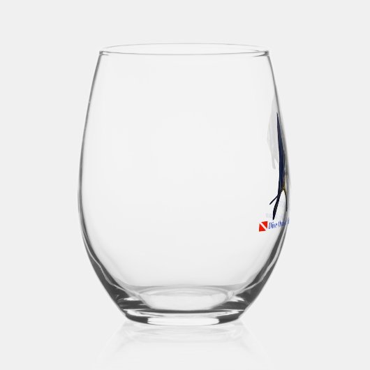 langvin-roodbaars wijnglas zonder voet (Rechts)