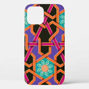 Langwerpgroen oranje en paars Geometrisch etnisch Case-Mate iPhone Case