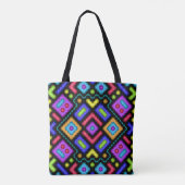 Langwerpig Abstract Tote Bag (Achterkant)