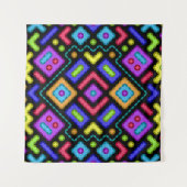 Langwerpig Abstract Wandkleed (Voorkant)