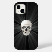 Langwerpige 3D-schedel Case-Mate iPhone Case (Achterkant)