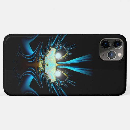 Langwerpige blauw schepping Case-Mate iPhone case (Achterkant (horizontaal))