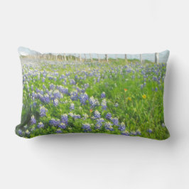 Langwerpige blauwvintonijn Lumbar Pillow Kussen