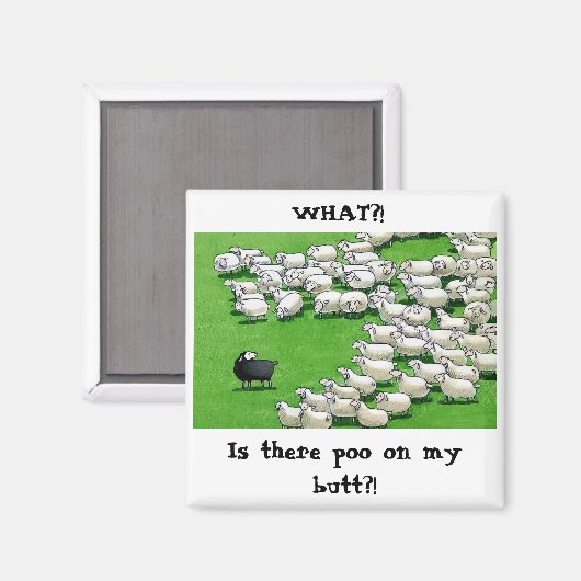 Langwerpige lamp: nette Butt Magnet (Voorkant / Achterkant)