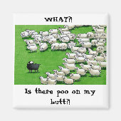 Langwerpige lamp: nette Butt Magnet (Voorkant)